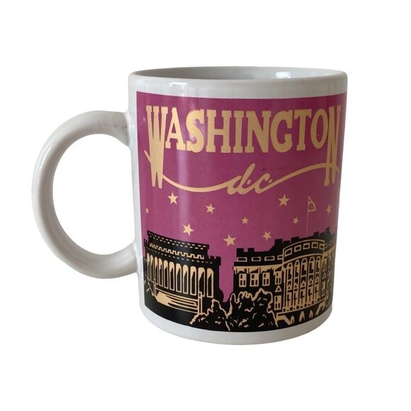 Washington DC US Capital Skyline Vintage Acapsco Product Cup Mug - Picture 1 of 7